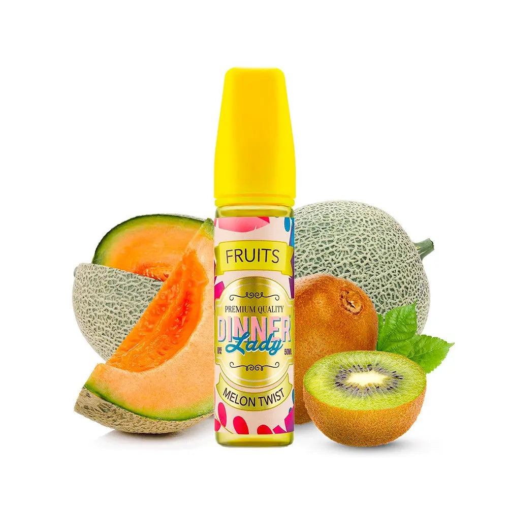 E-liquide Dinner Lady Kiwi Melon 50 ml Shortfill - Woman's CBD World
